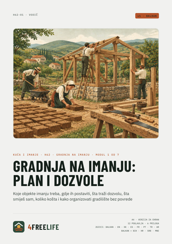 Gradnja na imanju: plan i dozvole