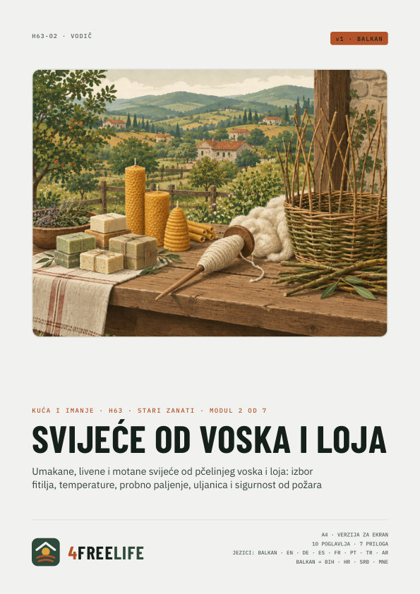 Svijeće od voska i loja