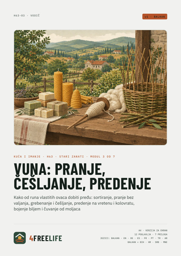 "Vuna: pranje, češljanje, predenje"