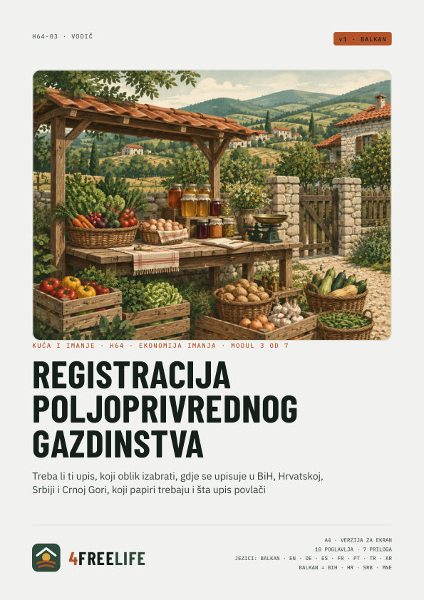 Registracija poljoprivrednog gazdinstva