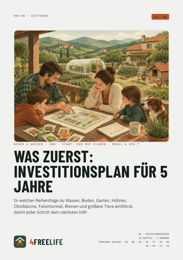Was zuerst: Investitionsplan für 5 Jahre