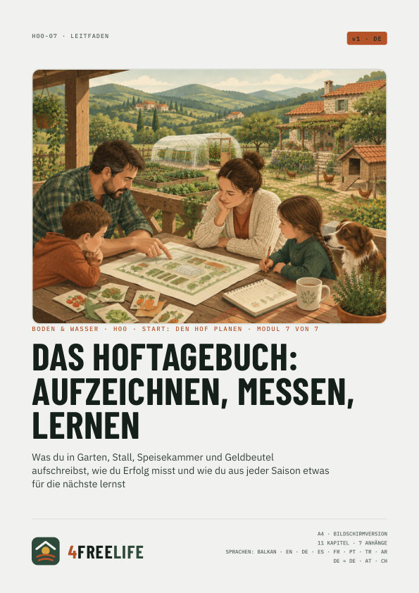 Das Hoftagebuch: aufzeichnen, messen, lernen