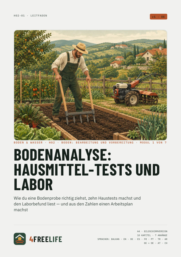 Bodenanalyse: Hausmittel-Tests und Labor