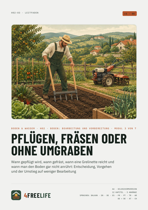 Pflügen, Fräsen oder ohne Umgraben