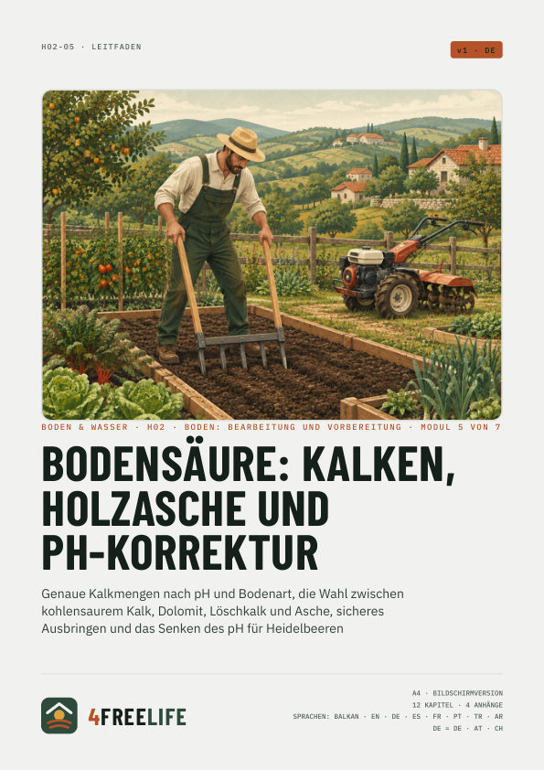 Bodensäure: Kalken, Holzasche und pH-Korrektur