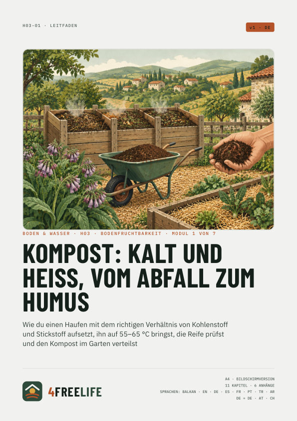 Kompost: kalt und heiß, vom Abfall zum Humus