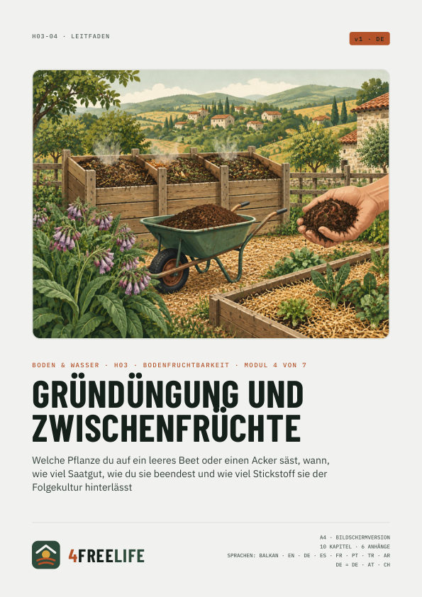 Gründüngung und Zwischenfrüchte