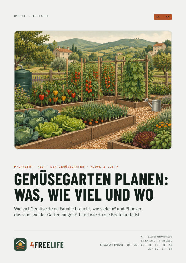 Gemüsegarten planen: was, wie viel und wo