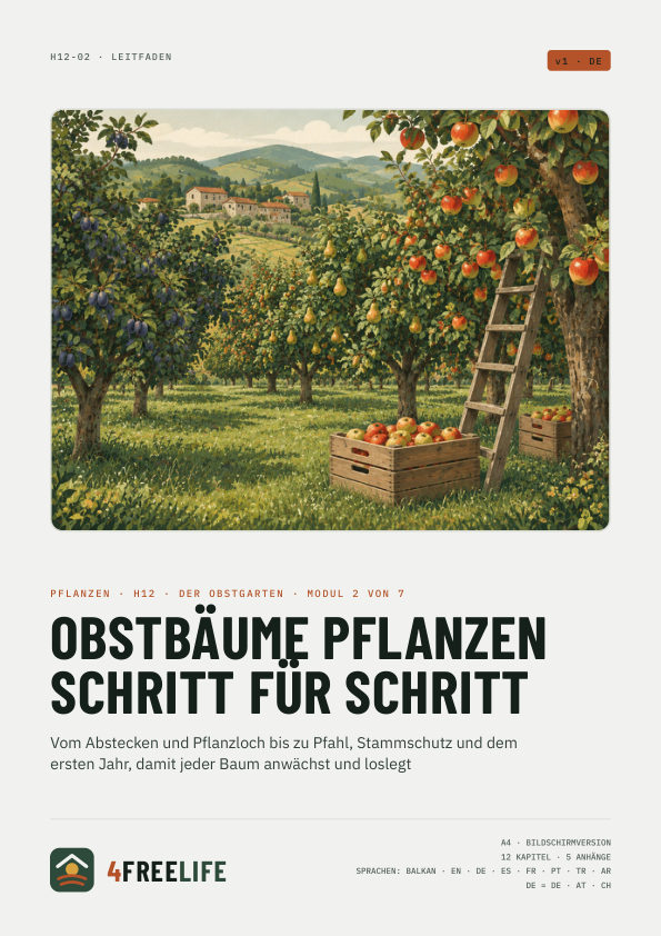 Obstbäume pflanzen Schritt für Schritt