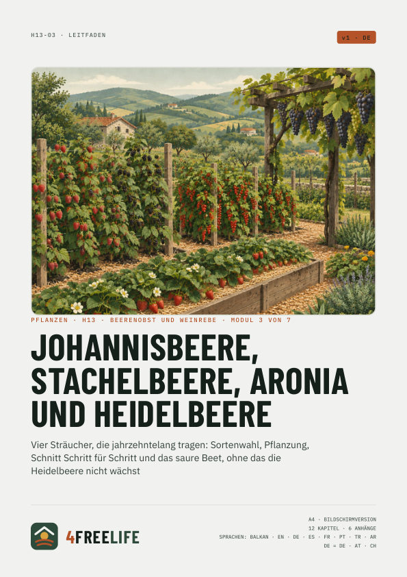 Johannisbeere, Stachelbeere, Aronia und Heidelbeere