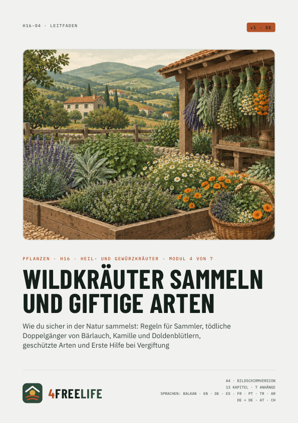 Wildkräuter sammeln und giftige Arten
