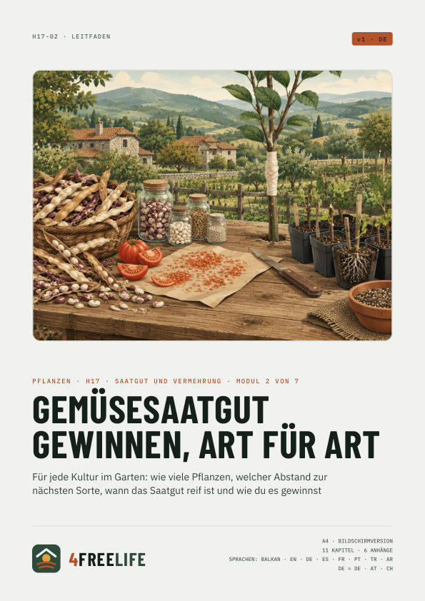 Gemüsesaatgut gewinnen, Art für Art