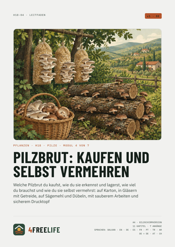 Pilzbrut: kaufen und selbst vermehren