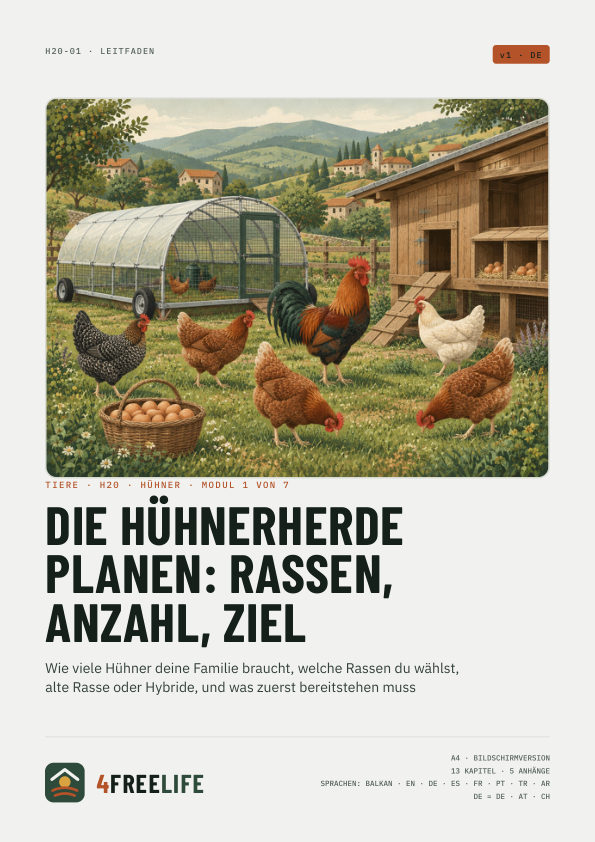 Die Hühnerherde planen: Rassen, Anzahl, Ziel