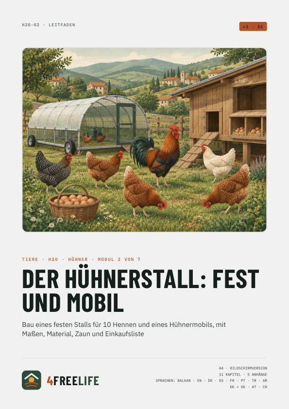 Der Hühnerstall: fest und mobil