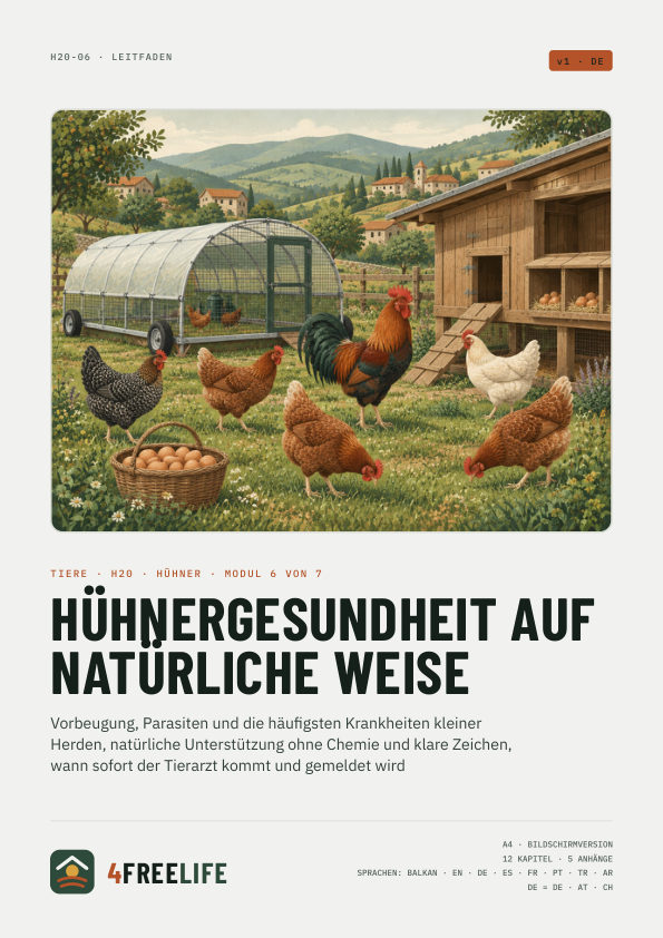 Hühnergesundheit auf natürliche Weise