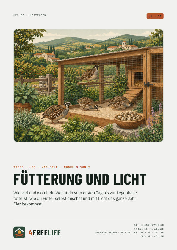 Fütterung und Licht
