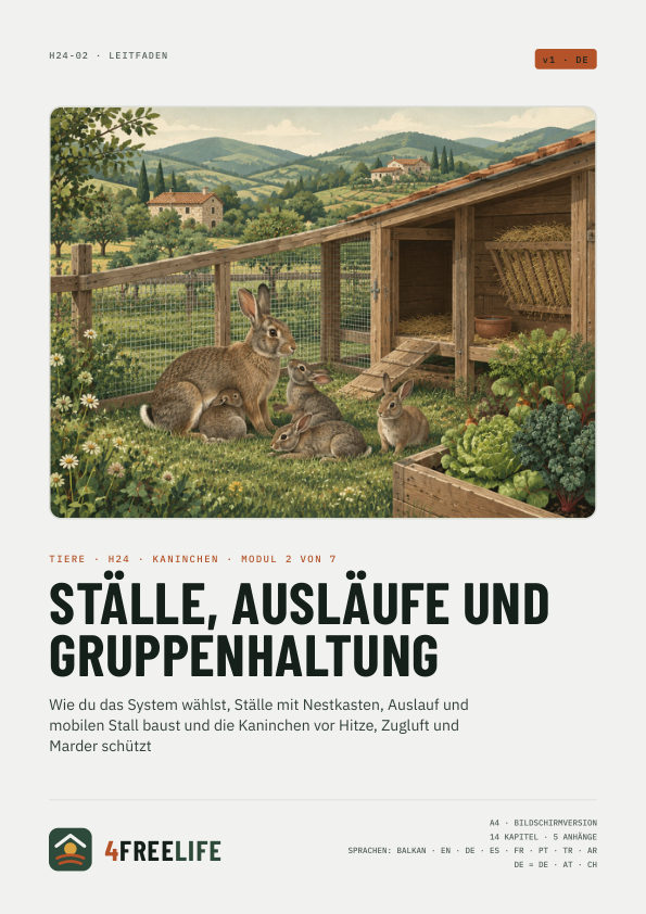 Ställe, Ausläufe und Gruppenhaltung