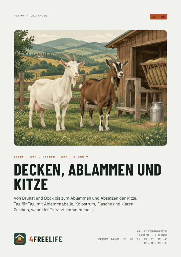 Decken, Ablammen und Kitze