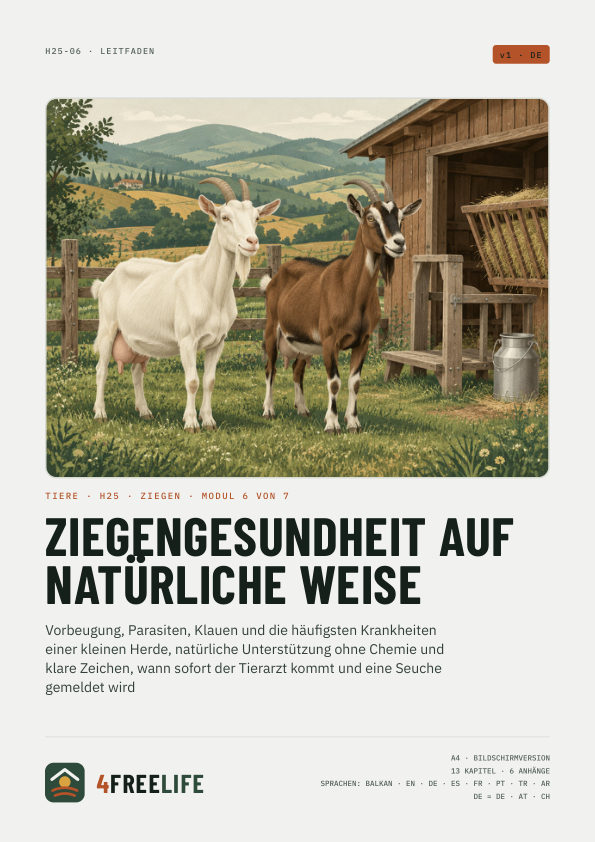 Ziegengesundheit auf natürliche Weise