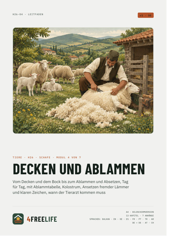Decken und Ablammen