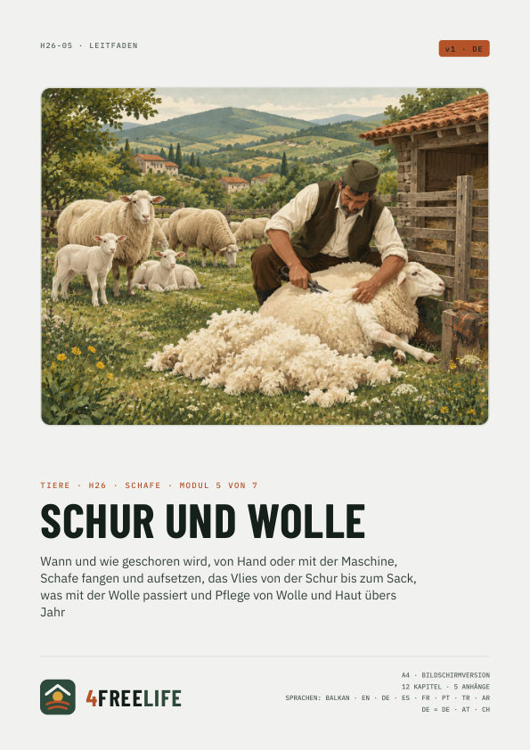 Schur und Wolle