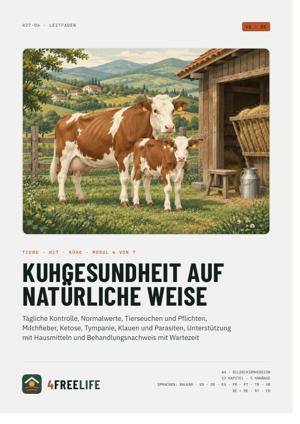 Kuhgesundheit auf natürliche Weise