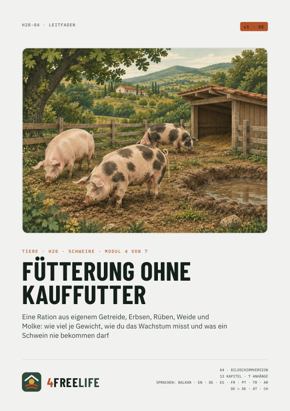 Fütterung ohne Kauffutter
