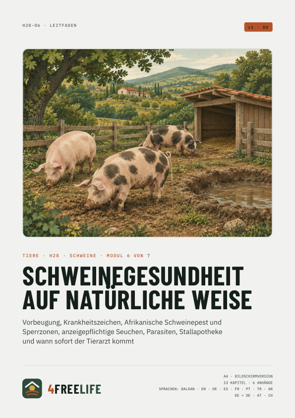 Schweinegesundheit auf natürliche Weise