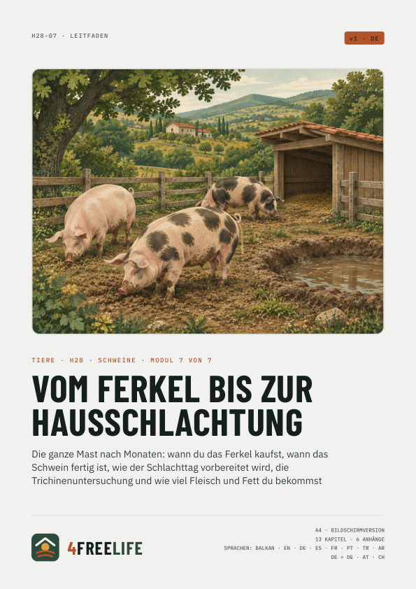 Vom Ferkel bis zur Hausschlachtung