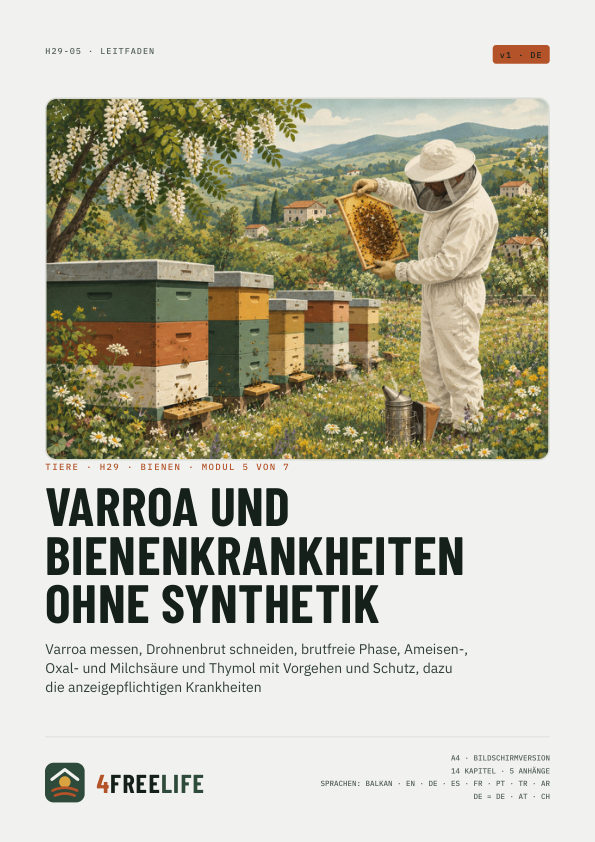 Varroa und Bienenkrankheiten ohne Synthetik