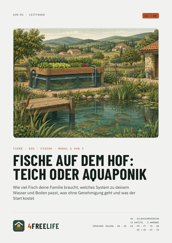 Fische auf dem Hof: Teich oder Aquaponik