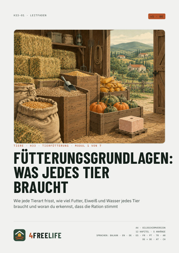 Fütterungsgrundlagen: was jedes Tier braucht