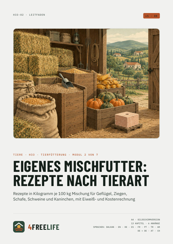 Eigenes Mischfutter: Rezepte nach Tierart