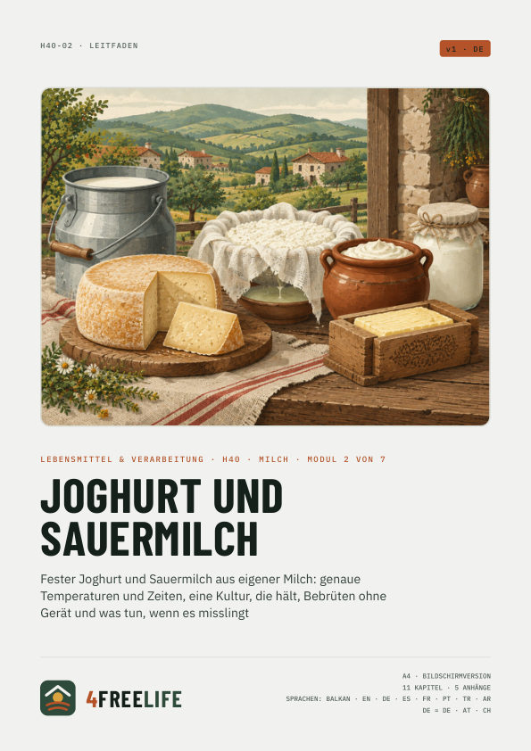 Joghurt und Sauermilch