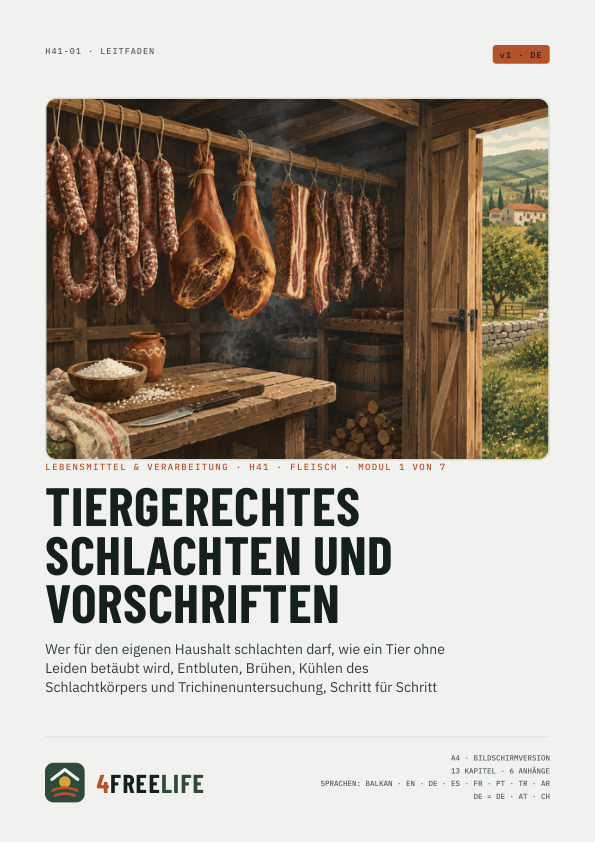 Tiergerechtes Schlachten und Vorschriften