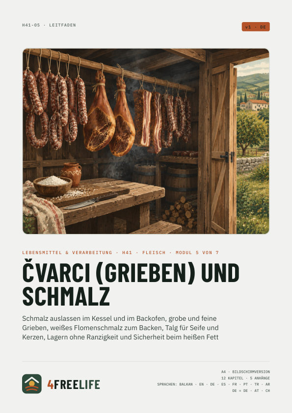 Čvarci (Grieben) und Schmalz