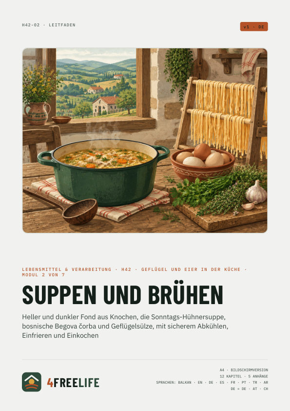 Suppen und Brühen