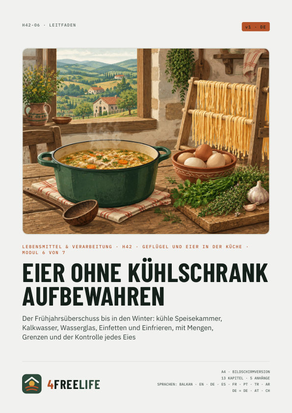 Eier ohne Kühlschrank aufbewahren