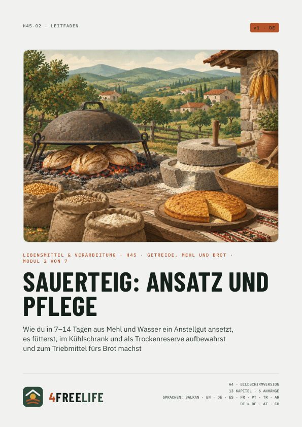 Sauerteig: Ansatz und Pflege