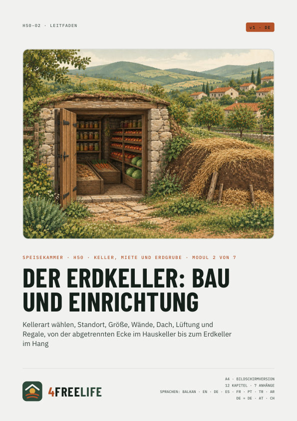 Der Erdkeller: Bau und Einrichtung