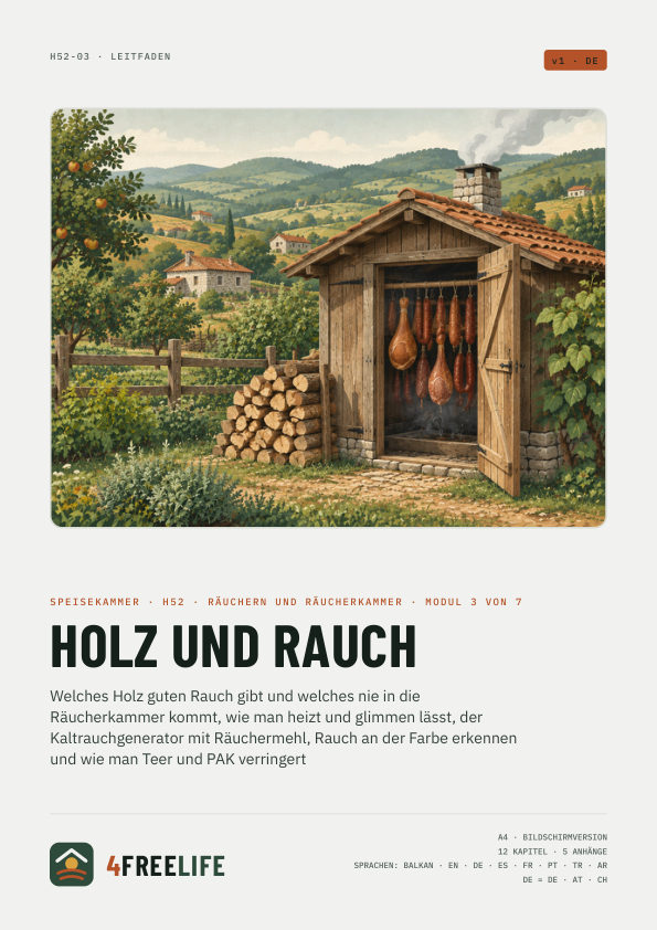Holz und Rauch