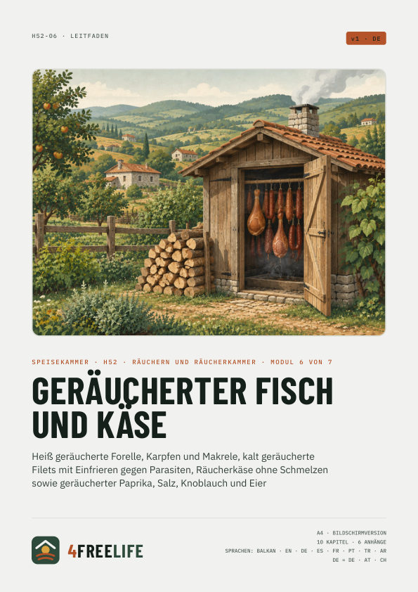 Geräucherter Fisch und Käse