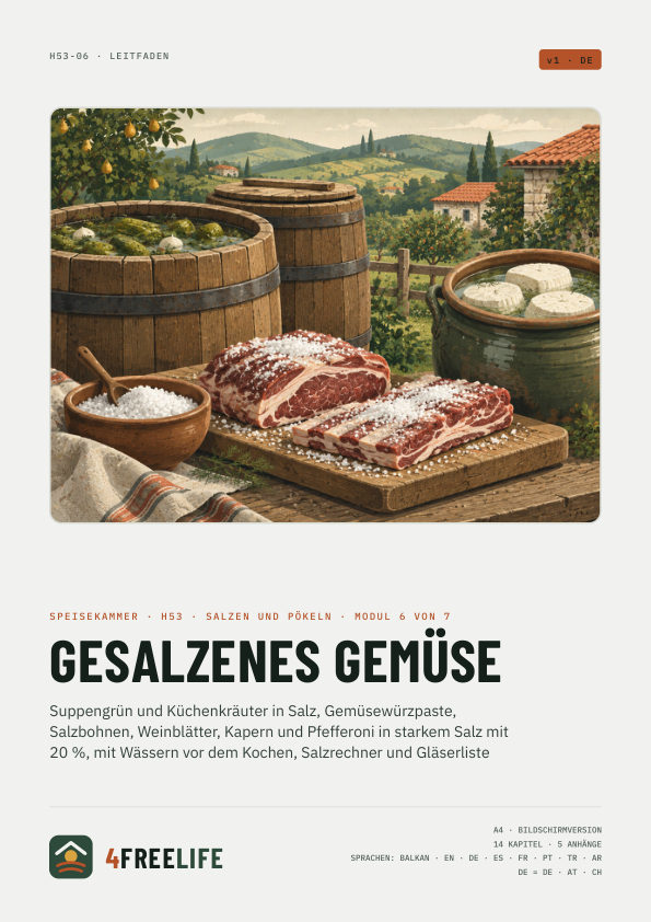 Gesalzenes Gemüse