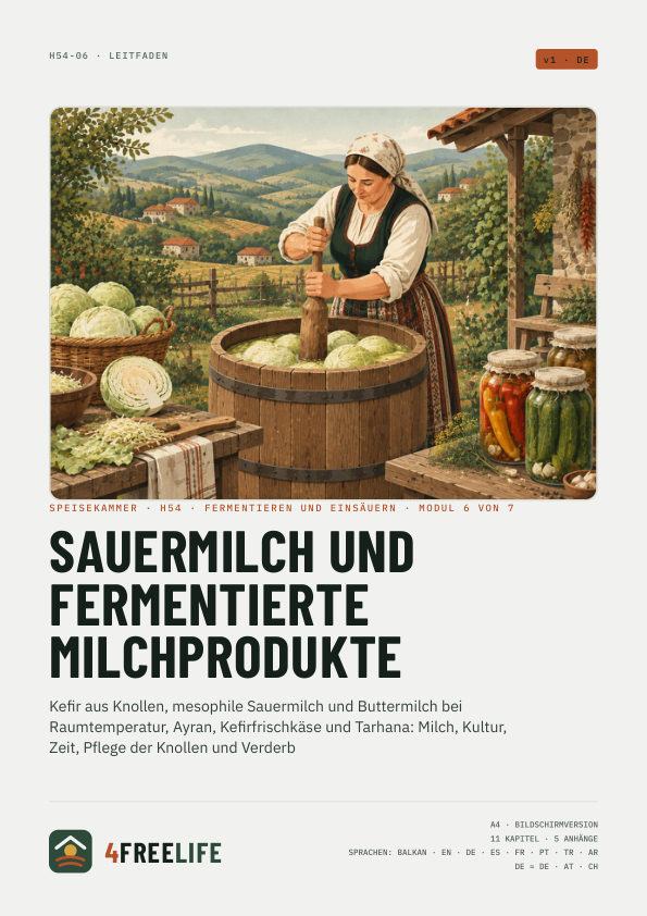 Sauermilch und fermentierte Milchprodukte