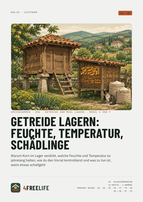 Getreide lagern: Feuchte, Temperatur, Schädlinge