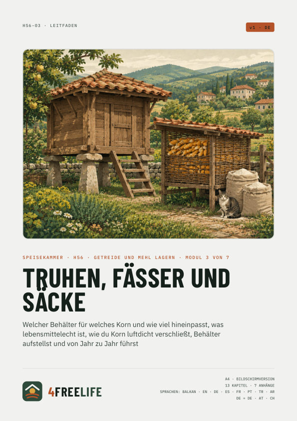 Truhen, Fässer und Säcke