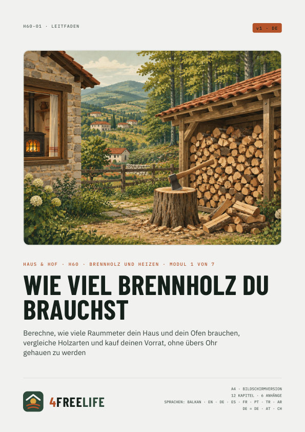 Wie viel Brennholz du brauchst