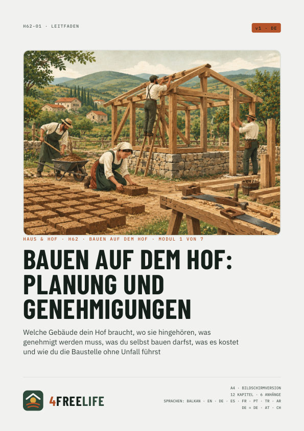 Bauen auf dem Hof: Planung und Genehmigungen