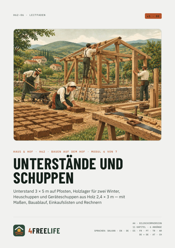 Unterstände und Schuppen